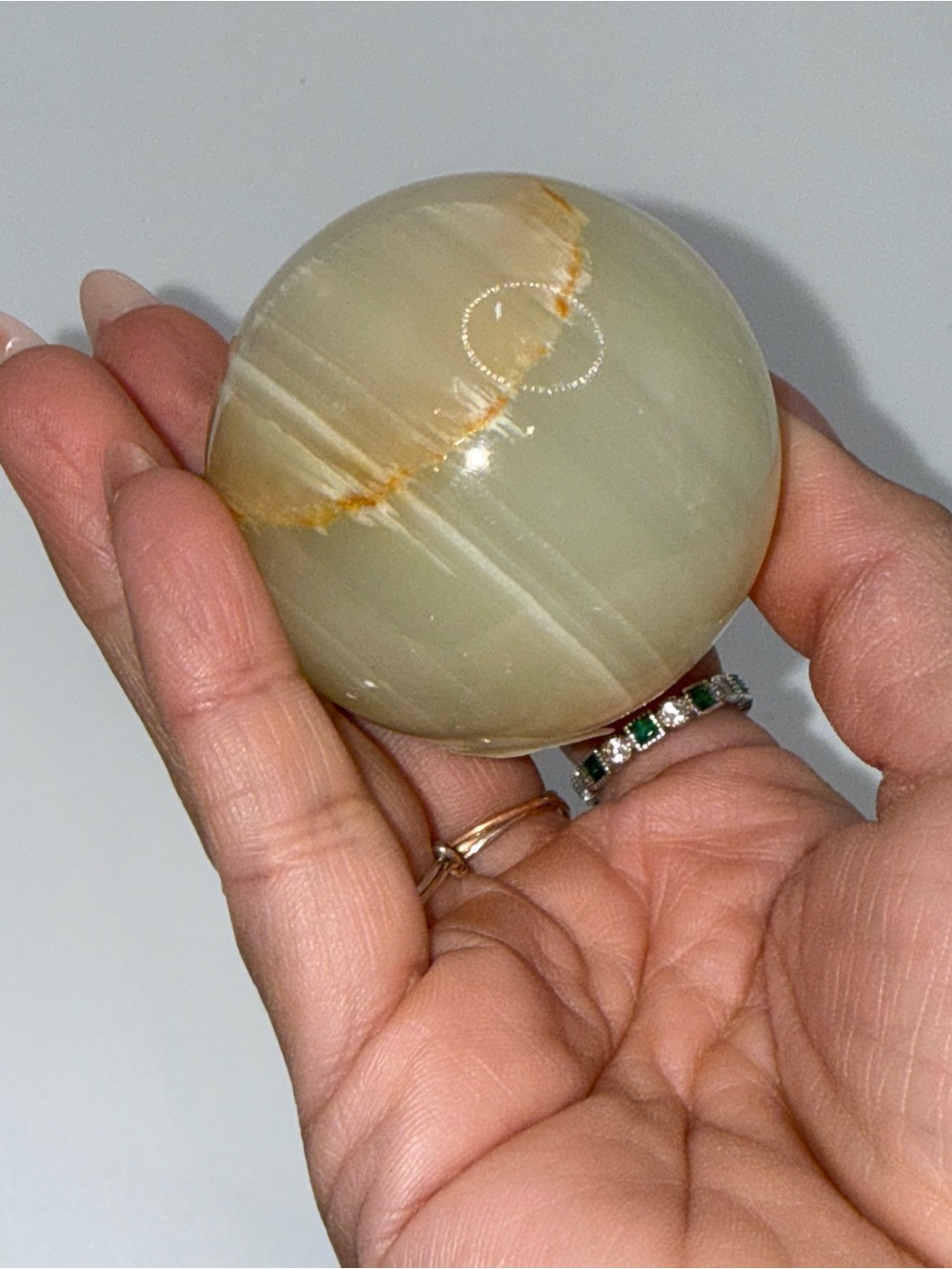 Natural Afghan Jade Sphere Decorative Gemstone